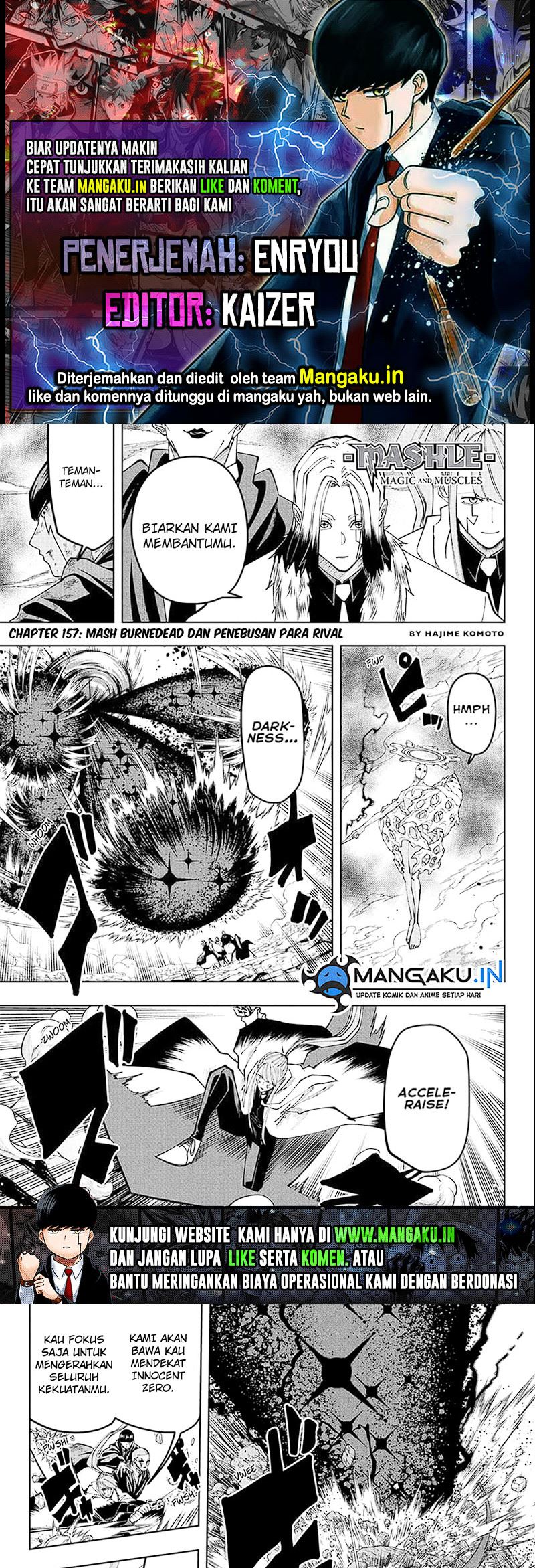 Mashle: Magic and Muscles chapter 157